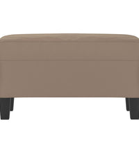 Sitzbank Taupe 70x35x41 cm Mikrofasergewebe