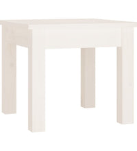 Couchtisch Weiß 35x35x30 cm Massivholz Kiefer