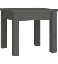 Couchtisch Grau 35x35x30 cm Massivholz Kiefer