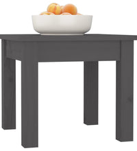 Couchtisch Grau 35x35x30 cm Massivholz Kiefer