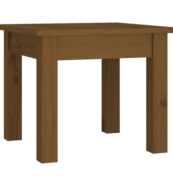 Couchtisch Honigbraun 35x35x30 cm Massivholz Kiefer
