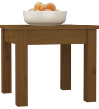 Couchtisch Honigbraun 35x35x30 cm Massivholz Kiefer