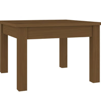 Couchtisch Honigbraun 45x45x30 cm Massivholz Kiefer