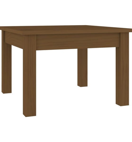 Couchtisch Honigbraun 45x45x30 cm Massivholz Kiefer