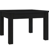 Couchtisch Schwarz 45x45x30 cm Massivholz Kiefer