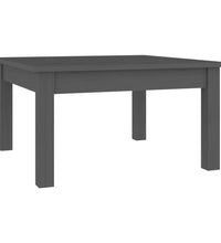 Couchtisch Grau 55x55x30 cm Massivholz Kiefer