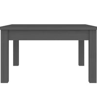 Couchtisch Grau 55x55x30 cm Massivholz Kiefer