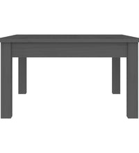 Couchtisch Grau 55x55x30 cm Massivholz Kiefer