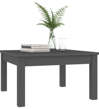 Couchtisch Grau 55x55x30 cm Massivholz Kiefer