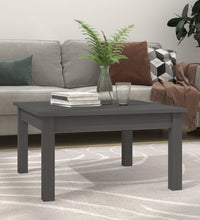 Couchtisch Grau 55x55x30 cm Massivholz Kiefer