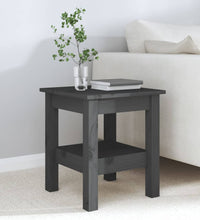 Couchtisch Grau 35x35x40 cm Massivholz Kiefer