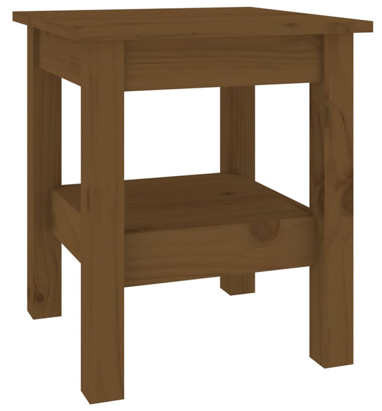 Couchtisch Honigbraun 35x35x40 cm Massivholz Kiefer