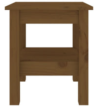 Couchtisch Honigbraun 35x35x40 cm Massivholz Kiefer
