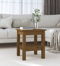 Couchtisch Honigbraun 35x35x40 cm Massivholz Kiefer