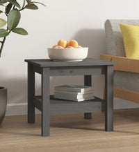 Couchtisch Grau 45x45x40 cm Massivholz Kiefer