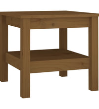 Couchtisch Honigbraun 45x45x40 cm Massivholz Kiefer