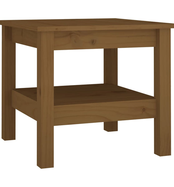 Couchtisch Honigbraun 45x45x40 cm Massivholz Kiefer