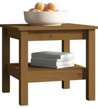 Couchtisch Honigbraun 45x45x40 cm Massivholz Kiefer