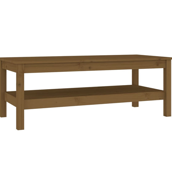 Couchtisch Honigbraun 110x50x40 cm Massivholz Kiefer