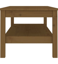 Couchtisch Honigbraun 110x50x40 cm Massivholz Kiefer