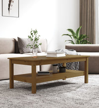 Couchtisch Honigbraun 110x50x40 cm Massivholz Kiefer