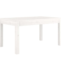 Couchtisch Weiß 80x50x40 cm Massivholz Kiefer