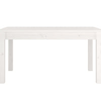 Couchtisch Weiß 80x50x40 cm Massivholz Kiefer