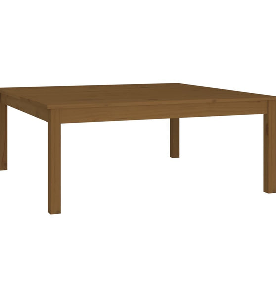 Couchtisch Honigbraun 100x100x40 cm Massivholz Kiefer