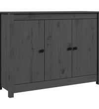 Sideboard Grau 100x35x74 cm Massivholz Kiefer