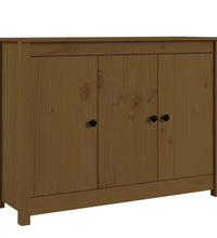 Sideboard Honigbraun 100x35x74 cm Massivholz Kiefer