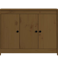 Sideboard Honigbraun 100x35x74 cm Massivholz Kiefer