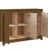 Sideboard Honigbraun 100x35x74 cm Massivholz Kiefer