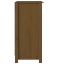 Sideboard Honigbraun 100x35x74 cm Massivholz Kiefer