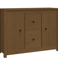 Sideboard Honigbraun 100x35x74 cm Massivholz Kiefer