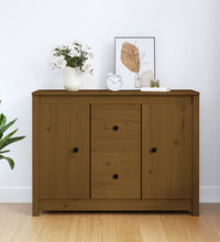 Sideboard Honigbraun 100x35x74 cm Massivholz Kiefer