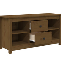 TV-Schrank Honigbraun 103x36,5x52 cm Massivholz Kiefer