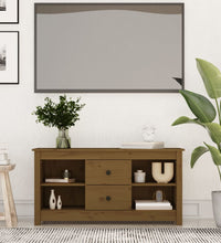 TV-Schrank Honigbraun 103x36,5x52 cm Massivholz Kiefer