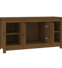 TV-Schrank Honigbraun 103x36,5x52 cm Massivholz Kiefer