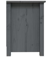 TV-Schrank Grau 70x36,5x52 cm Massivholz Kiefer