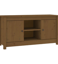 TV-Schrank Honigbraun 103x36,5x52 cm Massivholz Kiefer