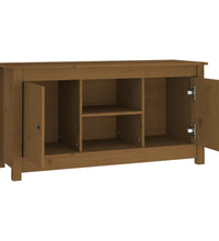 TV-Schrank Honigbraun 103x36,5x52 cm Massivholz Kiefer