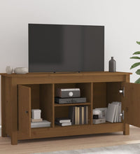 TV-Schrank Honigbraun 103x36,5x52 cm Massivholz Kiefer