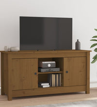 TV-Schrank Honigbraun 103x36,5x52 cm Massivholz Kiefer