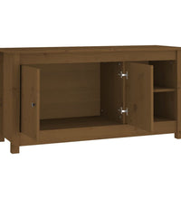 TV-Schrank Honigbraun 103x36,5x52 cm Massivholz Kiefer