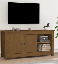 TV-Schrank Honigbraun 103x36,5x52 cm Massivholz Kiefer
