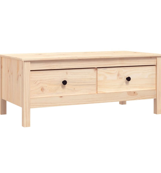 Couchtisch 100x50x40 cm Massivholz Kiefer