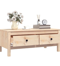 Couchtisch 100x50x40 cm Massivholz Kiefer