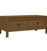 Couchtisch Honigbraun 100x50x40 cm Massivholz Kiefer
