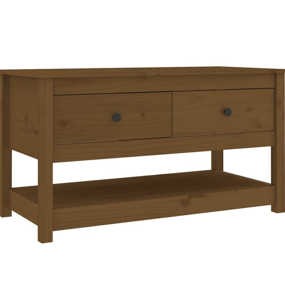 Couchtisch Honigbraun 102x49x55 cm Massivholz Kiefer