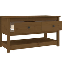 Couchtisch Honigbraun 102x49x55 cm Massivholz Kiefer